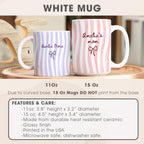 Custom Name Mug Personalized Fathers Day Gift for Dad