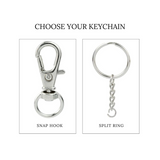 Handmade Crochet Animal Keychain Amigurumi Bag Charm