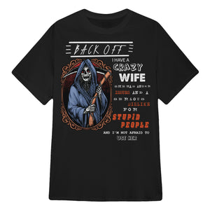 Back Off I Have A Crazy Wife Custom Tshirt Gift For Dad_Him