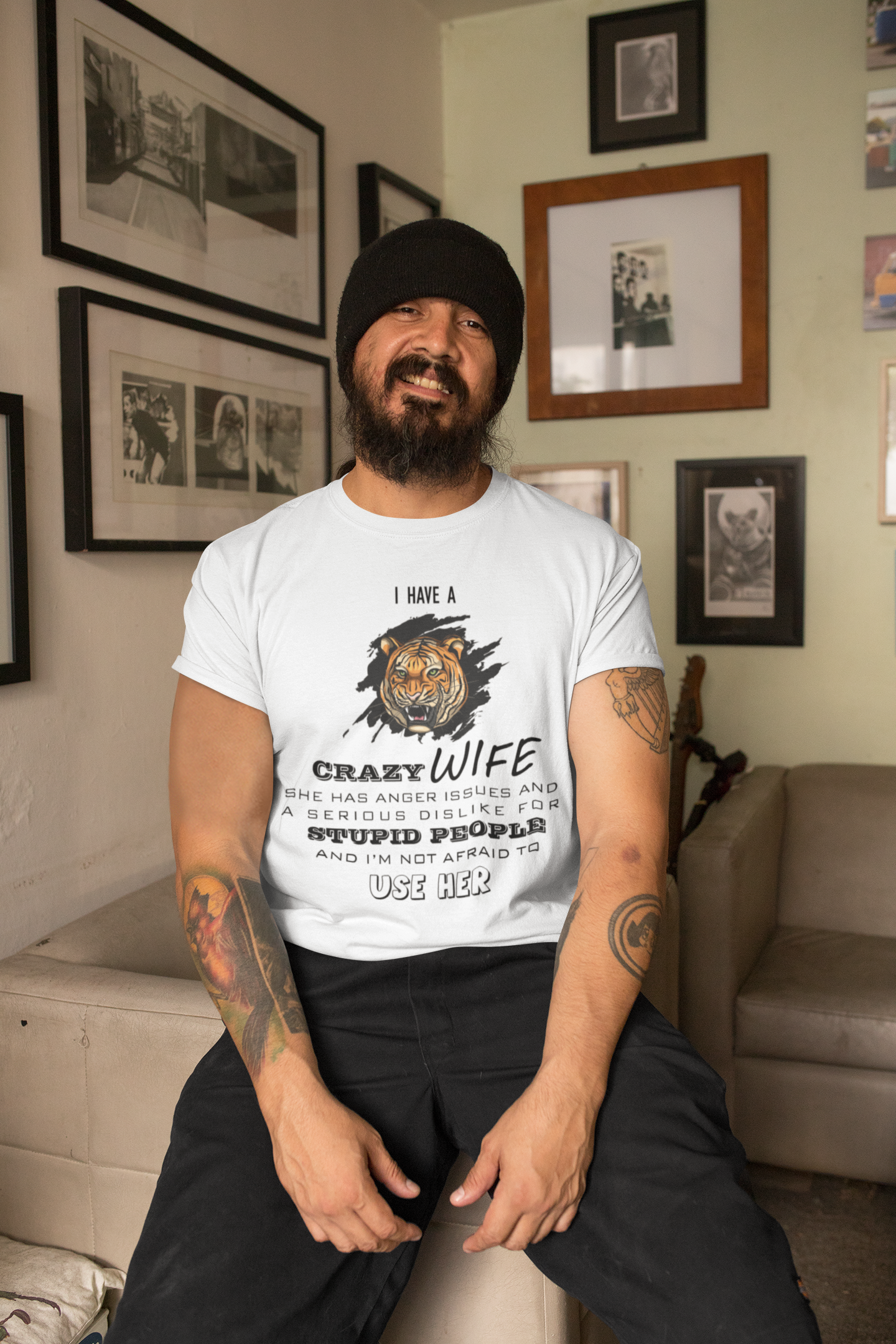 I Have A Crazy Wife Custom Tshirt Gift For Dad_Him