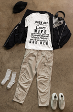 Personalized Back Off I Have A Crazy Wife Custom Tshirt Gift For Dad_Him