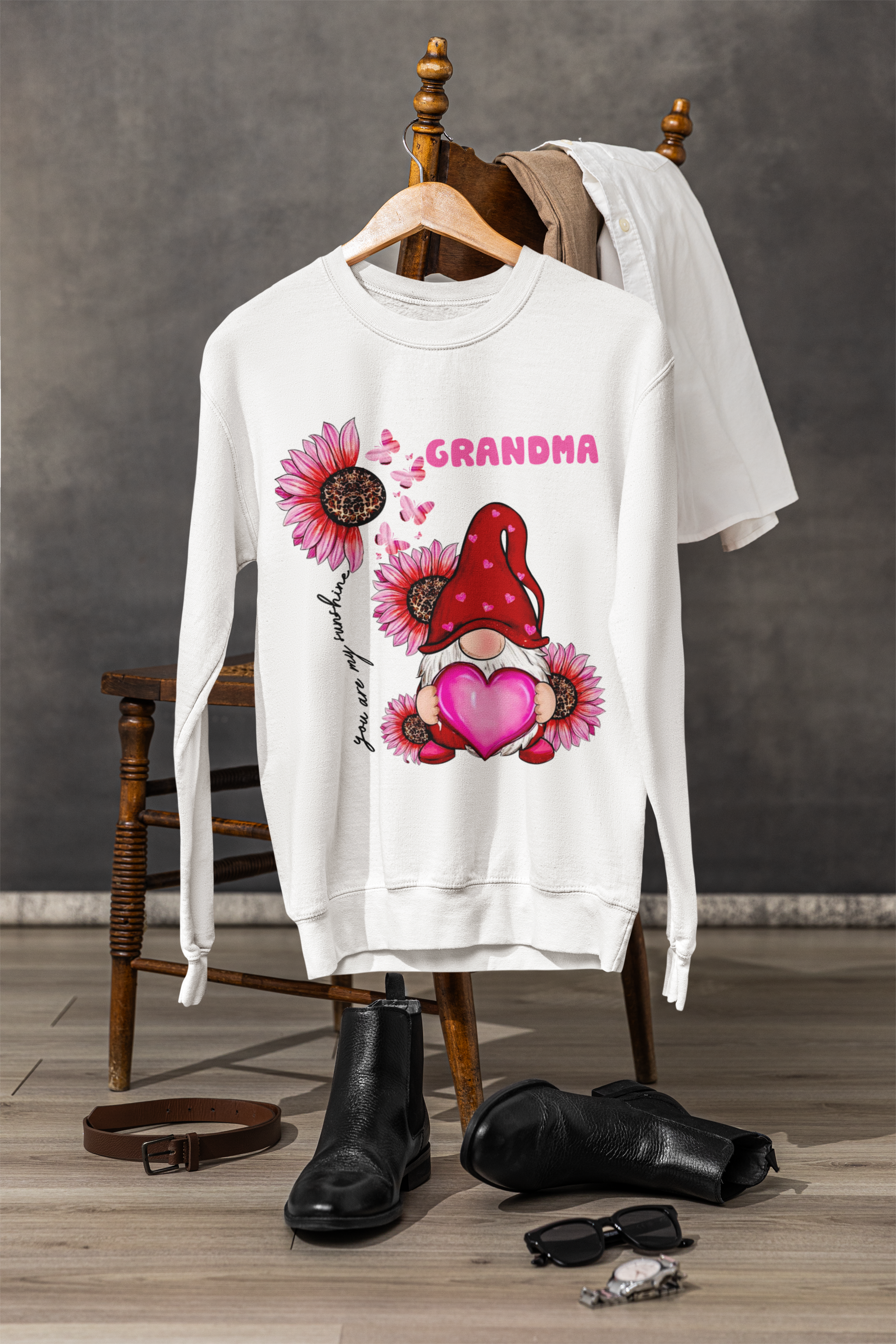 You Are My Sunshine Personalized Custom Sweatshirt Gift For Her And Mom