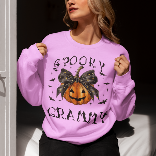 Spooky Grandmy Personalized Custom Sweatshirt Gift For Her And Mom