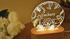 Personalized Moon & Star Nightlight for Baby Nursery