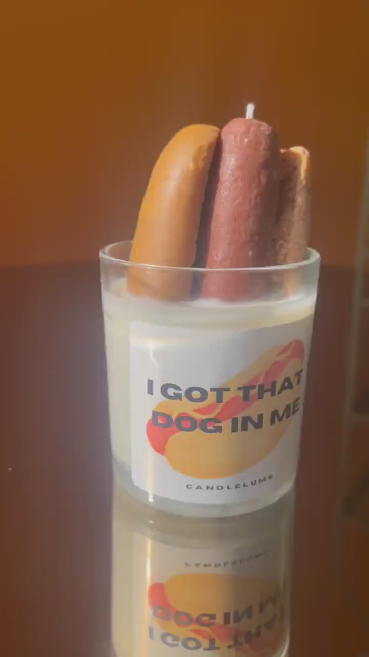 Funny Hot Dog Candle Novelty Gift