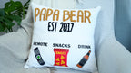 Personalized Grandpa Embroidered Pillow