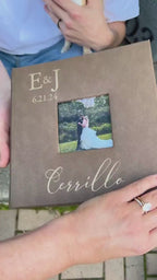 Personalized Birthday Photo Album Engraved Leatherette Gift