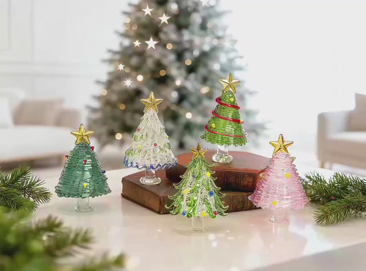 Handmade Stained Glass Christmas Tree