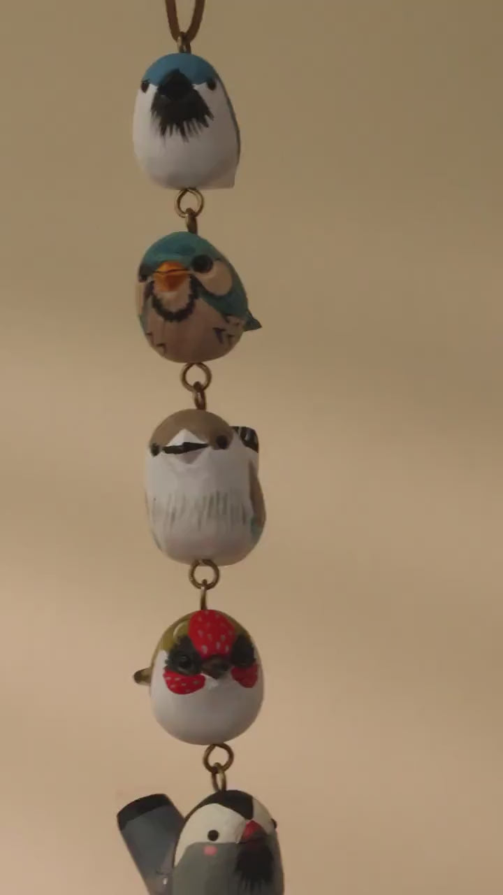 Handmade Wooden Bird Ornament Decor