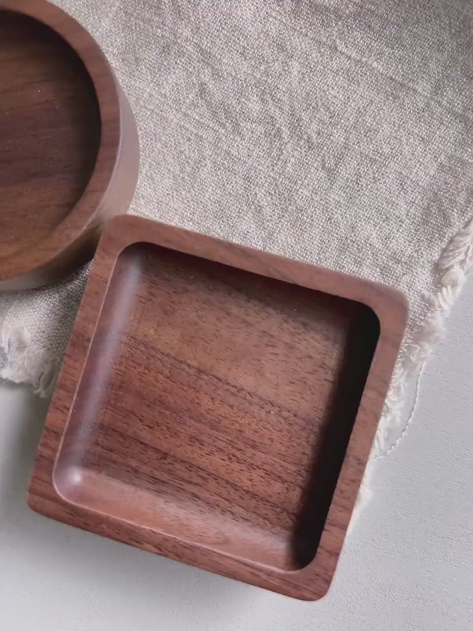 Custom Wooden Ring Dish Personalized Jewelry Holder