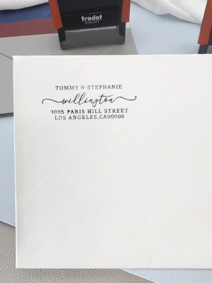 Personalized Self Inking Return Address Stamp