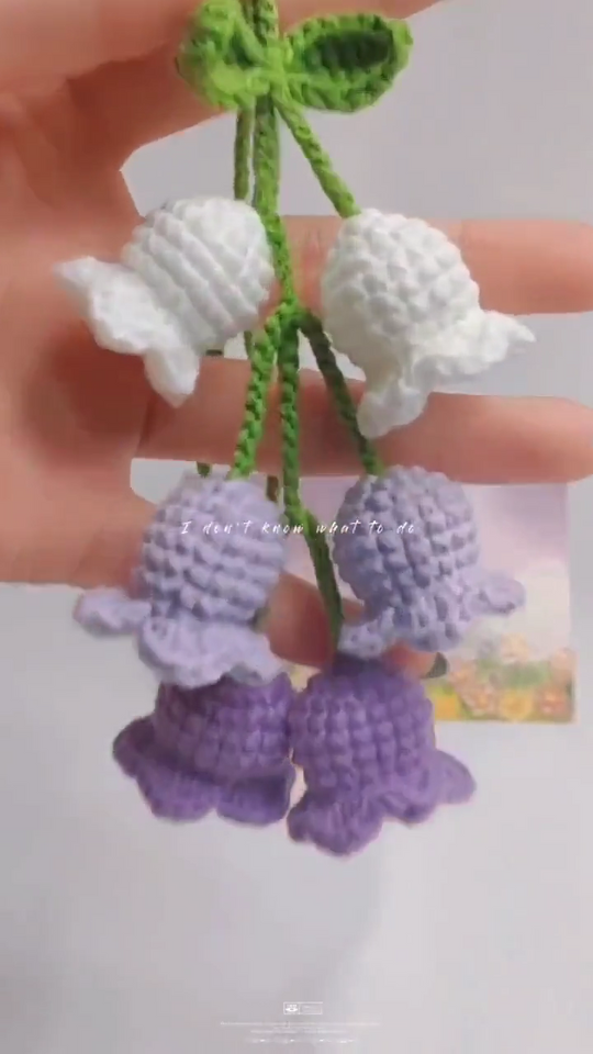 Crochet Lily of the Valley Hanging Decor